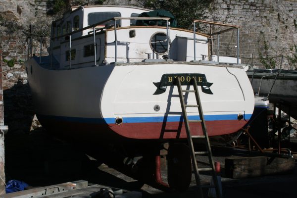 Brooke Marine TSDY wooden motor yacht for sale