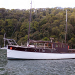 Twin engine Maclean motor yacht