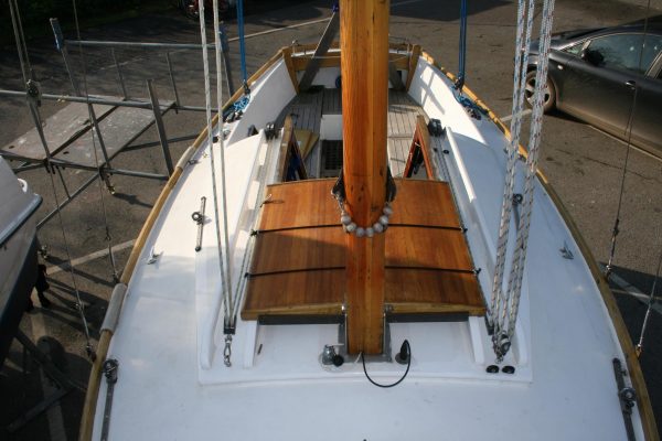 Golant Gaffer strip plank wooden sailing yacht for sale