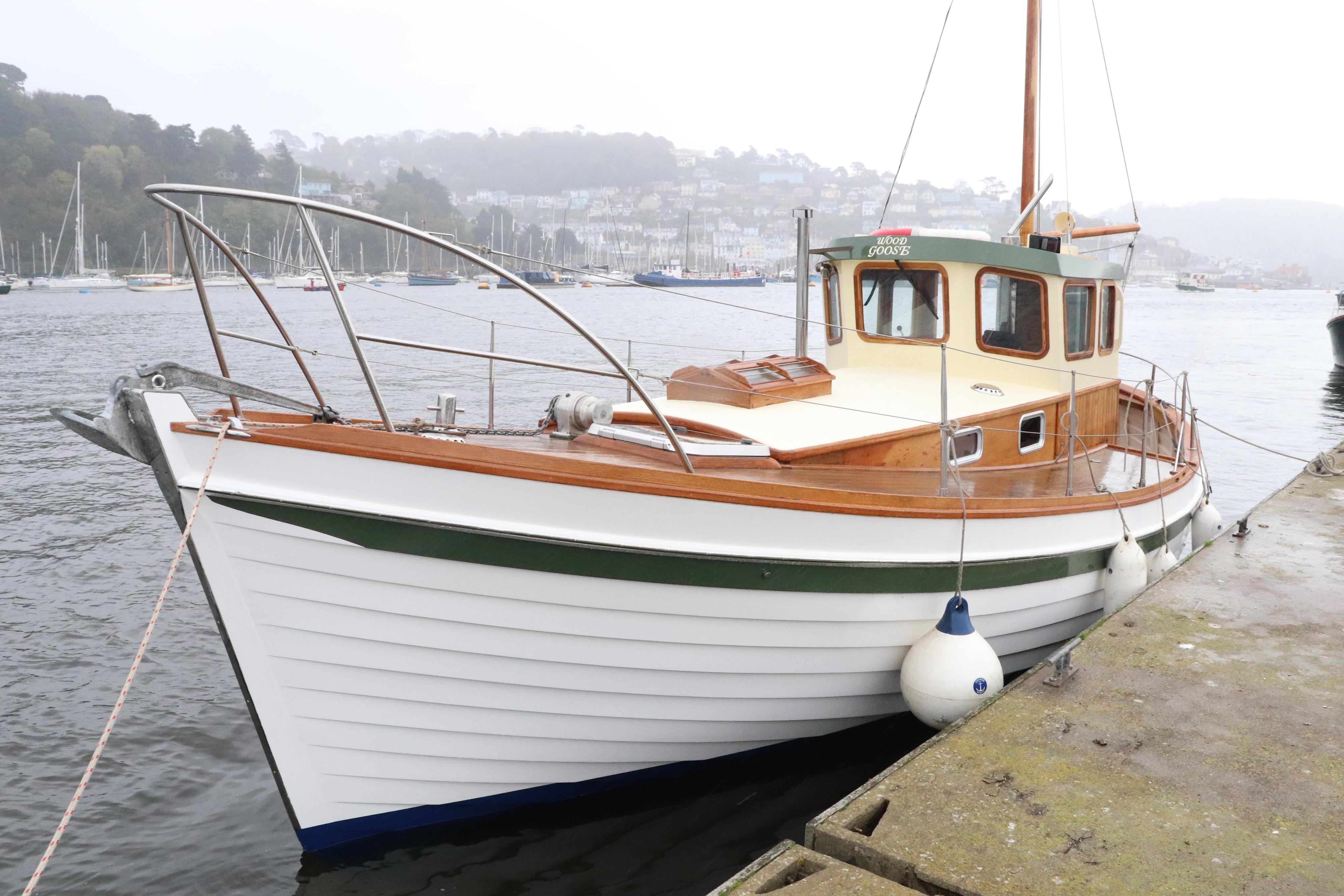 classic wood yacht for sale