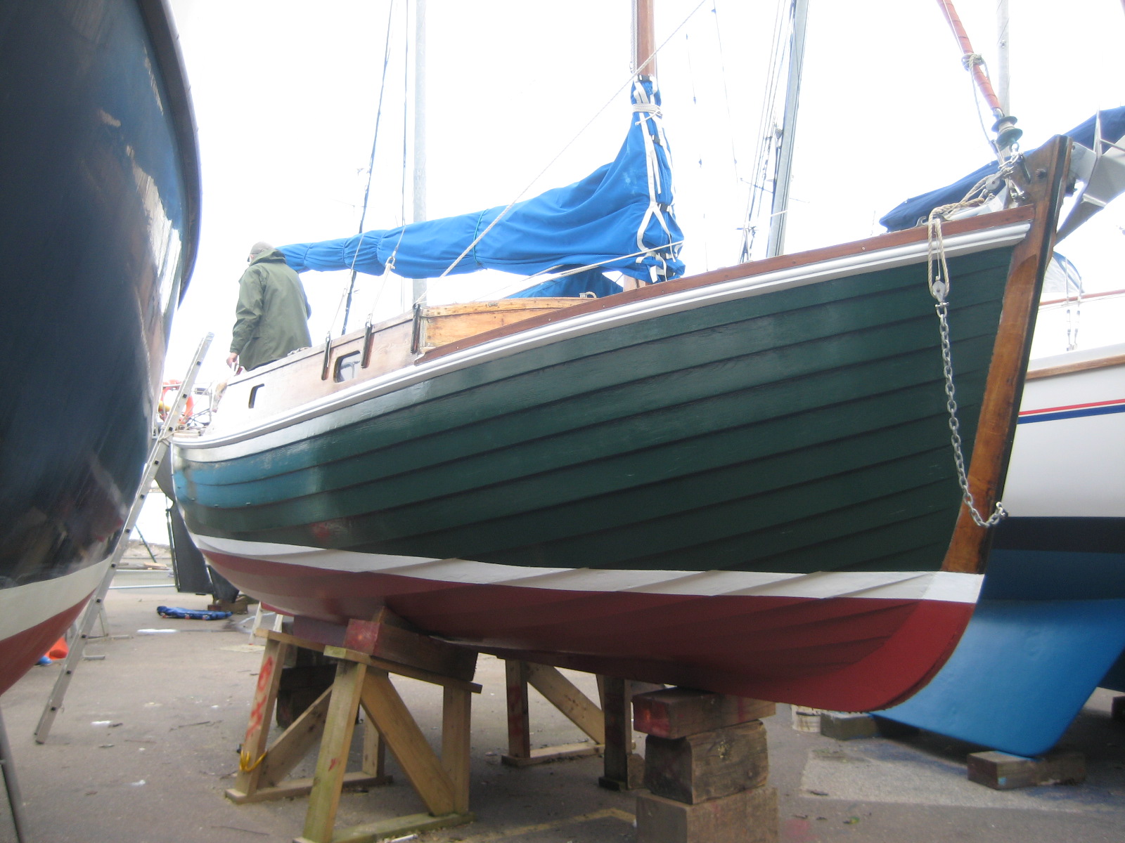 gunter rigged sailboat