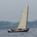 Junk rig Loch Fyne skiff