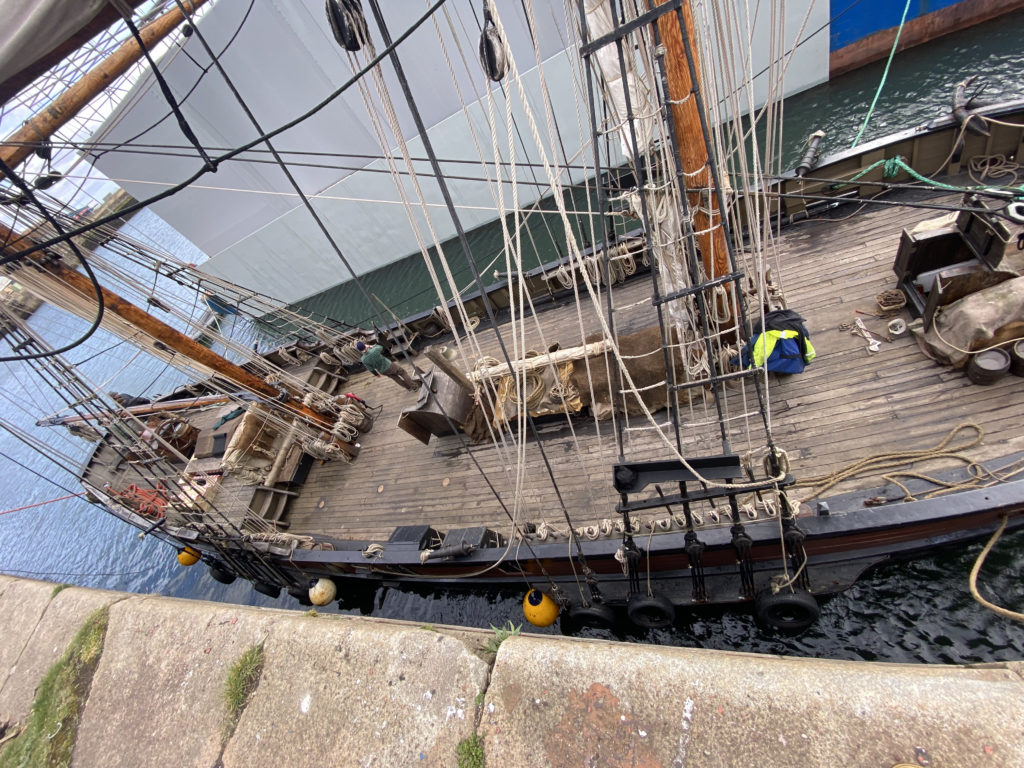 sailing ship deck