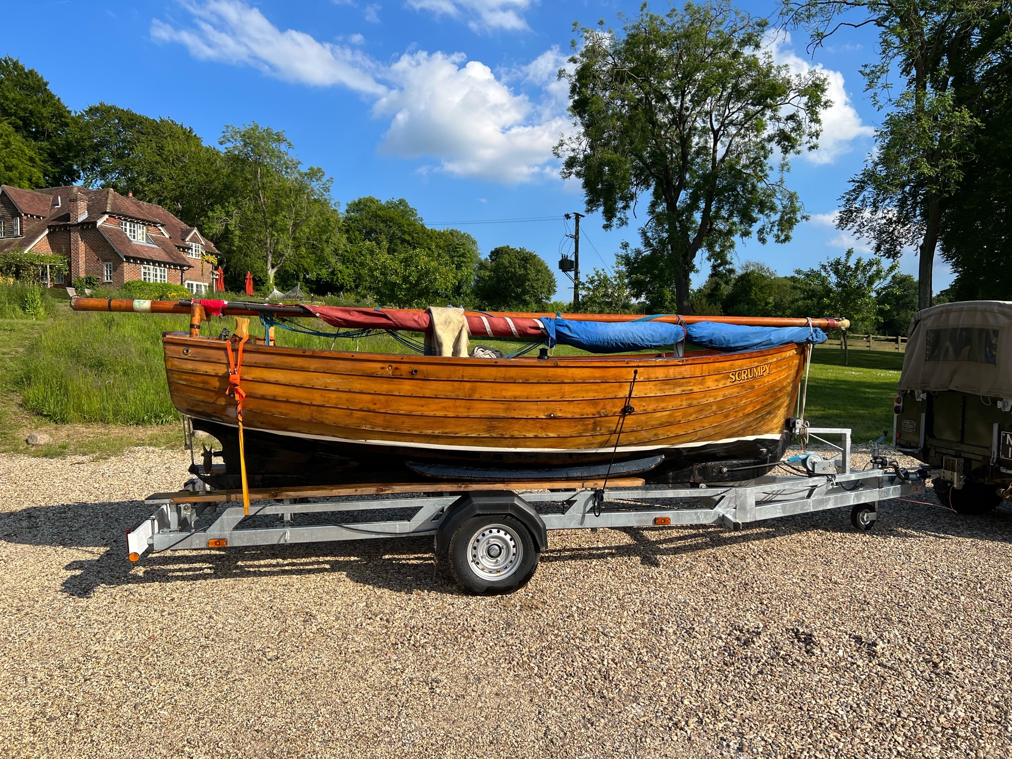 Beer Lugger Clinker Sailing Motor Launch For Sale