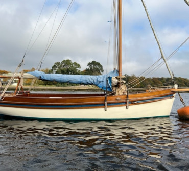 Traditional wooden Cornish sailing boat for Sale