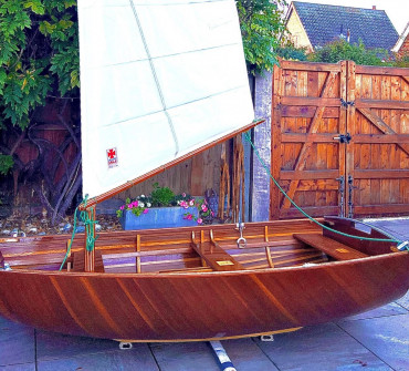 wooden pram dinghy for sale