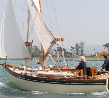 Traditional gaff cutter yacht for sale
