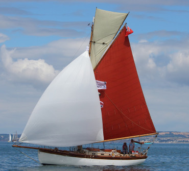 Traditional gaff cutter yacht for sale