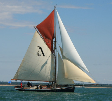 Classic gaff cutter regatta yacht for sale