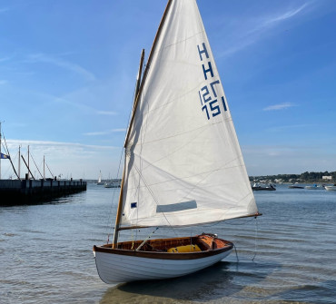 Traditional clinker sailing dinghy for sale