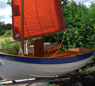 Classic wooden sailing dinghy for sale