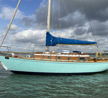 Classic wooden sailing yacht for sale