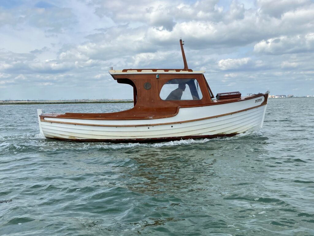 Clinker Cabin Cruiser  Wooden Cabin Boat For Sale