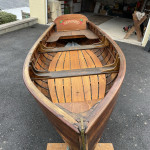 Varnished Clinker Rowing Dinghy
