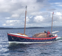 Classic wooden life boat for sale