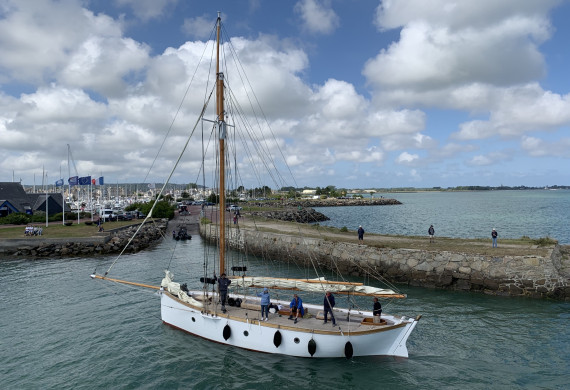 1887 gaff cutter sailing yacht for sale