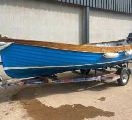 Traditional clinker Salcombe day boat for sale