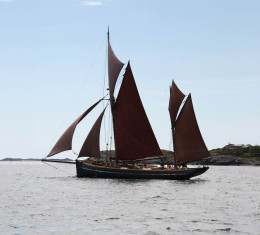 Traditional wooden sailing vessel for sale