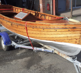 Wooden motor launch for sale