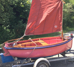 Traditional Francoise vivier Breton sailing dinghy for sale